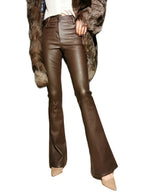 Stretch Leather Pants
