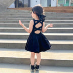 Criss-Cross Backless Dress