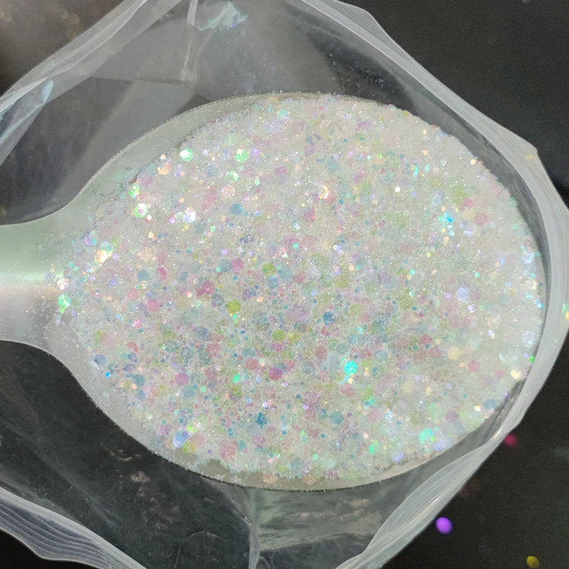 1KG Wholesale Mixed Size Holographic Nails Sequins Manicure Glitter Flakes Paillettes Nail Art Decorations Body/Face Glitter