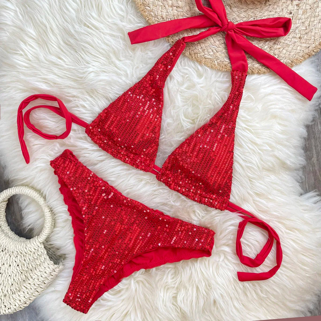 Sequins Sparkle Bikini