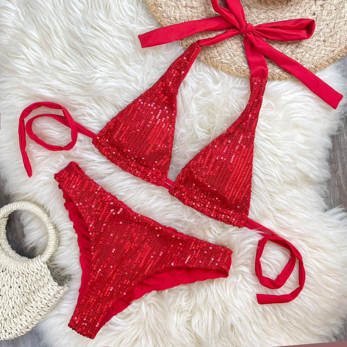 Sequins Sparkle Bikini