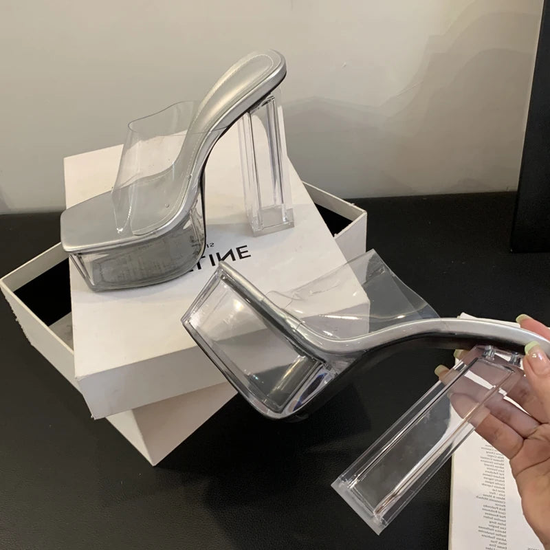 PVC Transparent Slippers