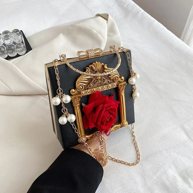 Angel Flower Chain Handbag