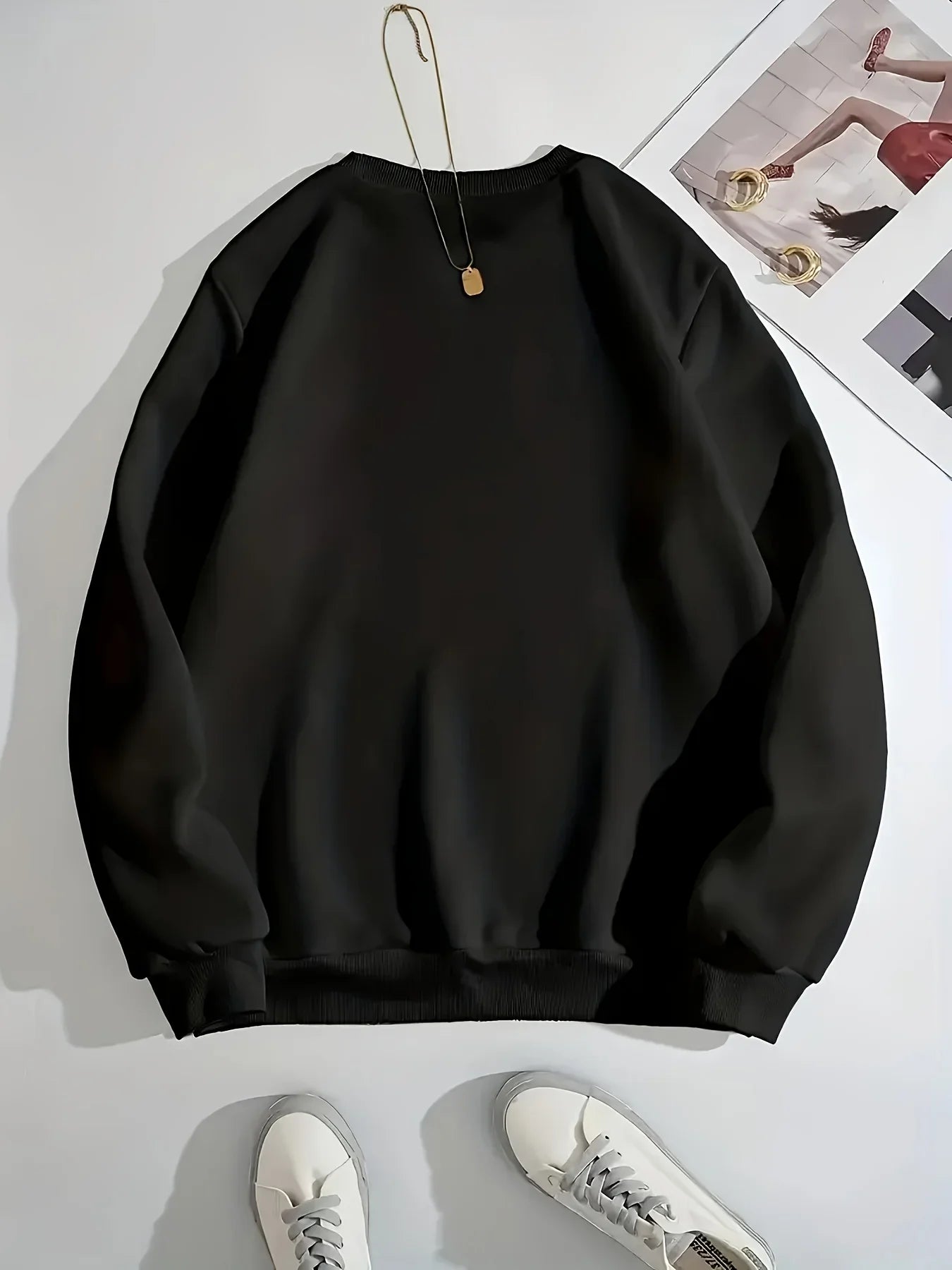 BROOKLYN Print Pullover Sweatshirt