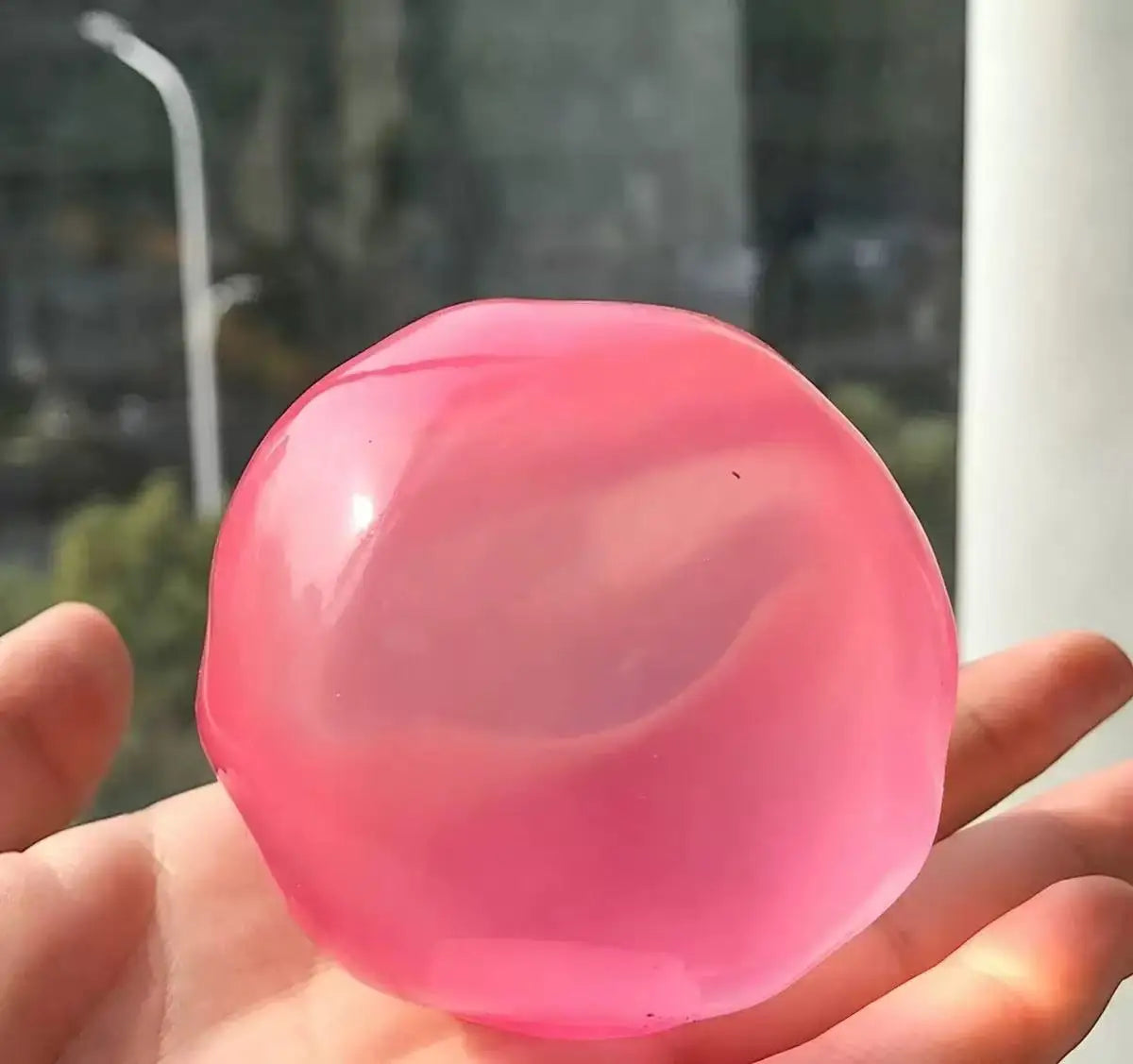 Moldable Squishy Pearl Coconut Oil Squeeze Toy Moldable Stress Ball Squishy Toy Slow Rising Decompression Sensory Toy for Adult