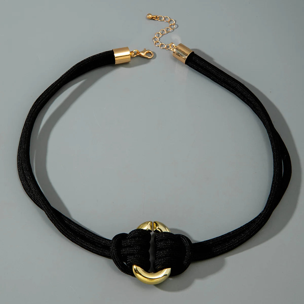 Pure Hand-Woven Mixed Color Knotted Necklace