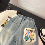 Simple Loose Casual Straight Tube Pants