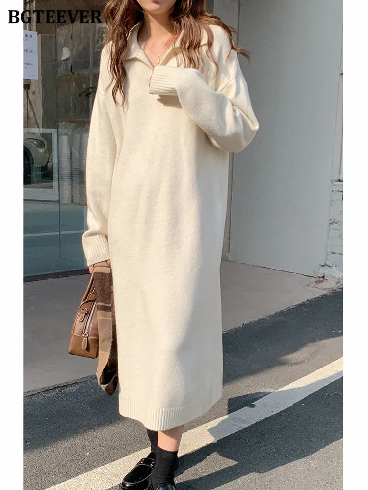 Loose Sweater Dress