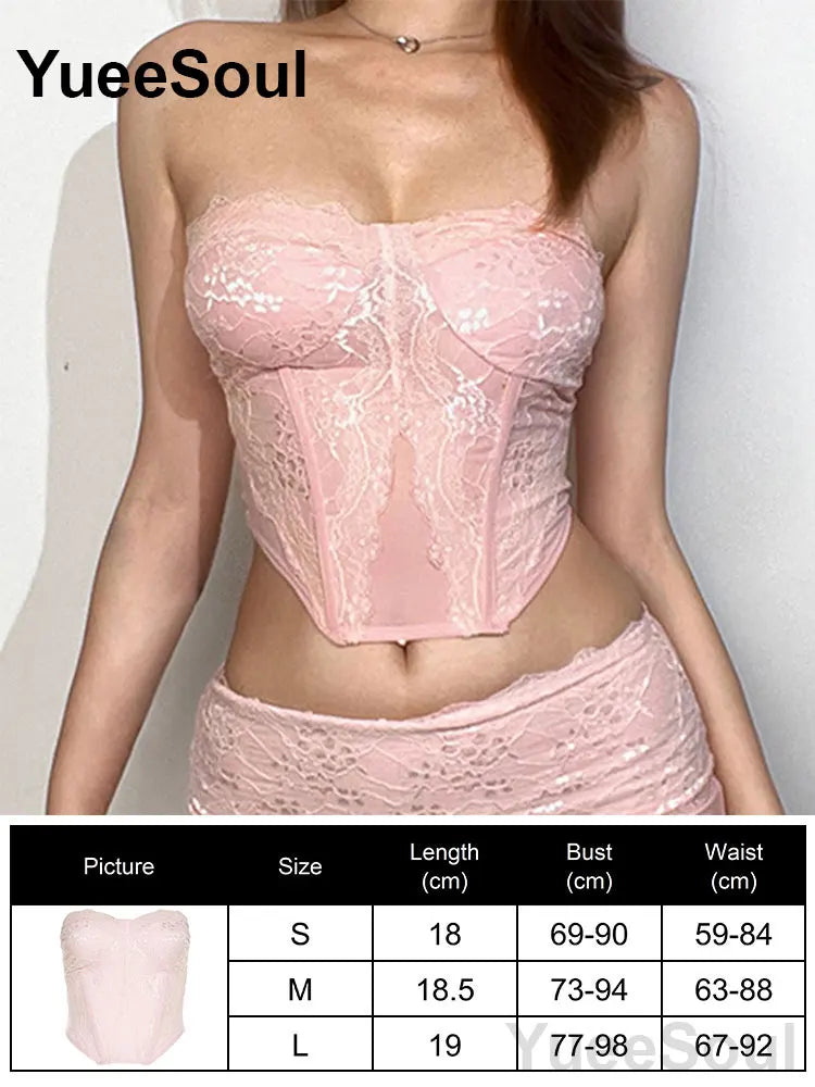 Strapless Corset Bustier Top