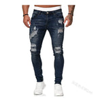 Distressed Denim Pants