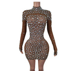 Rhinestones Dress