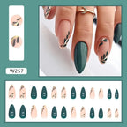 Simple French Wearable False Nails
