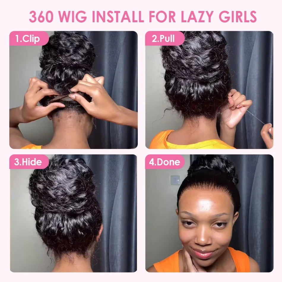 Deep Wave Frontal Wig