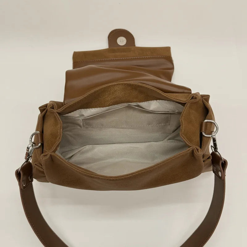 Faux Suede Bag