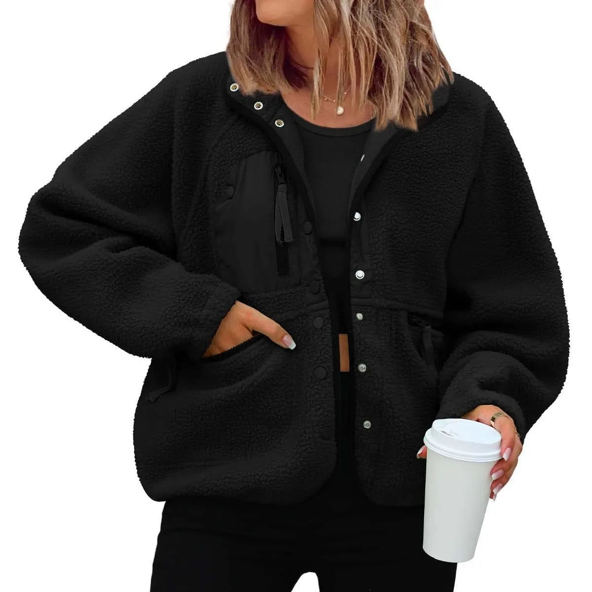 Fleece Loose Jacket