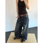 Loose Washed Wide Leg Pants