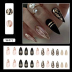 Simple French Wearable False Nails