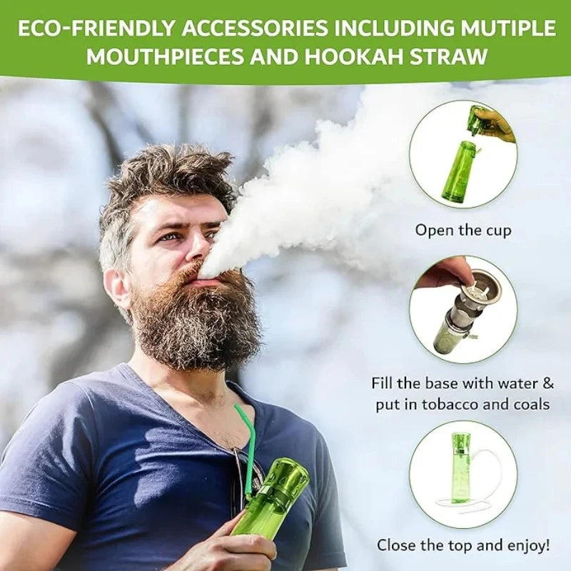 LED Cup Portable Shisha Hookah