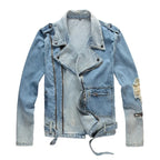 Distressed Biker Jacket