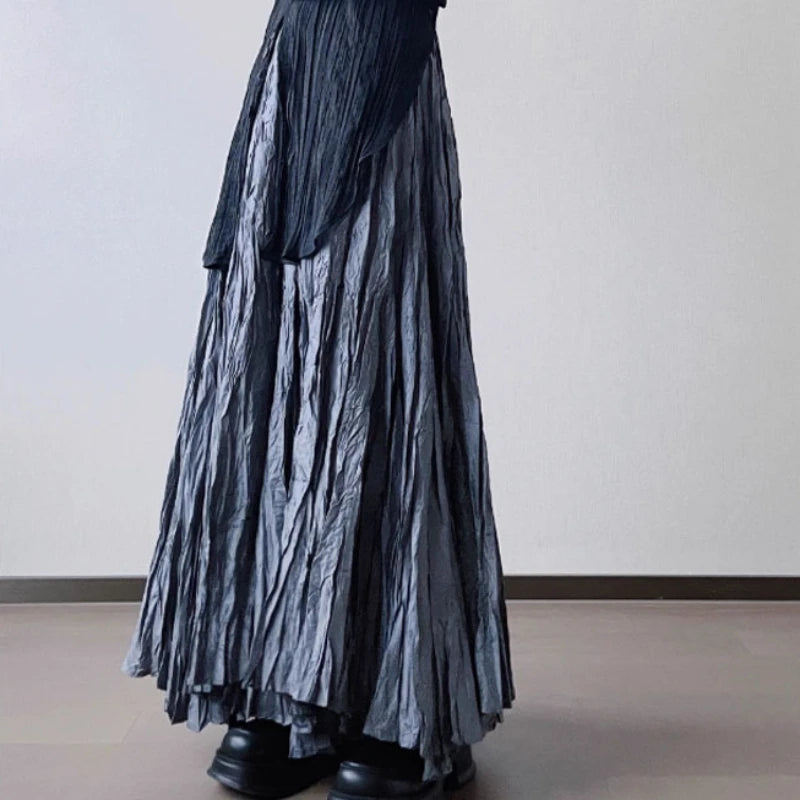 Black Pleated Skirt