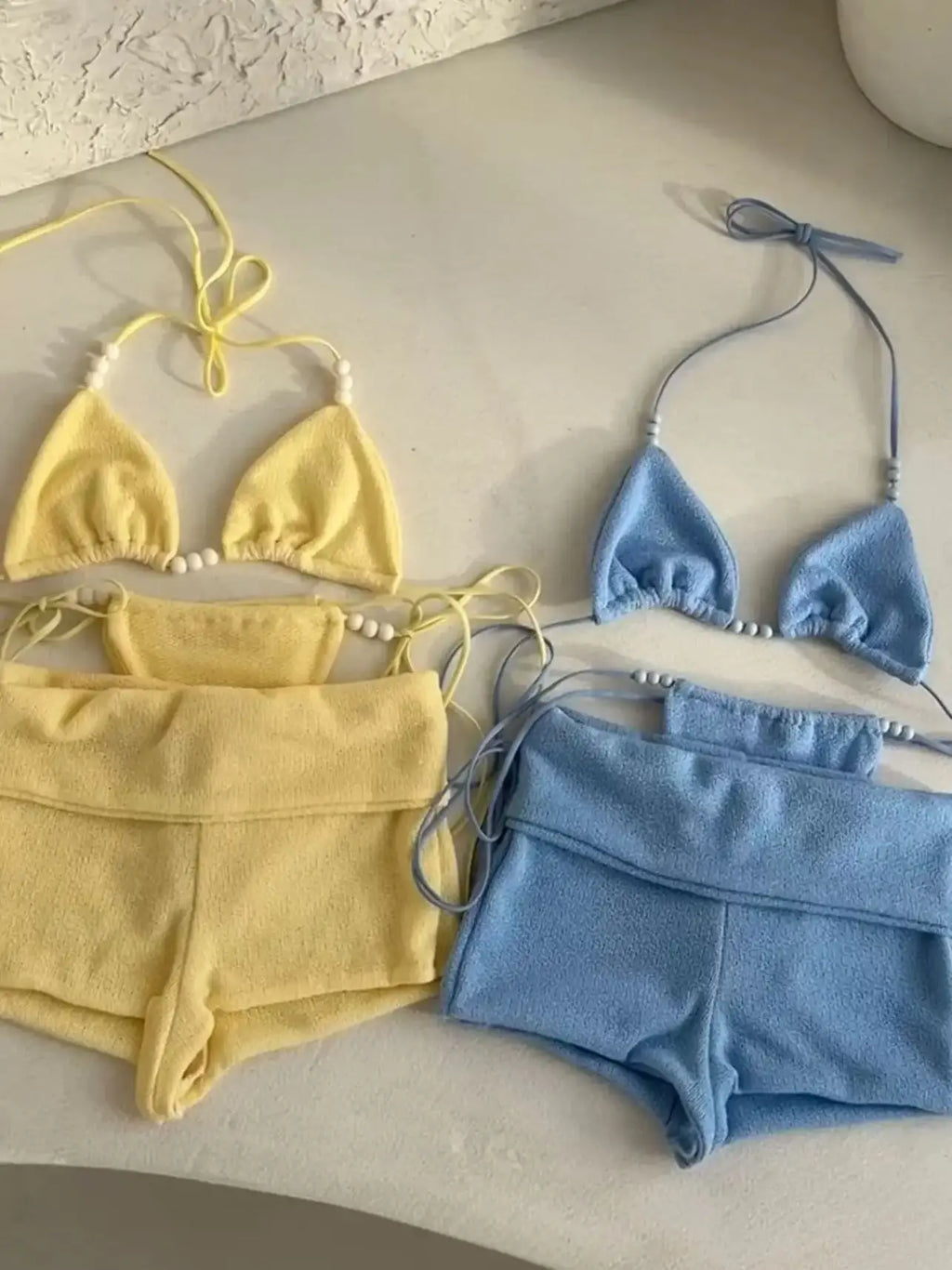 Soleil Terry Cloth Bikini Set