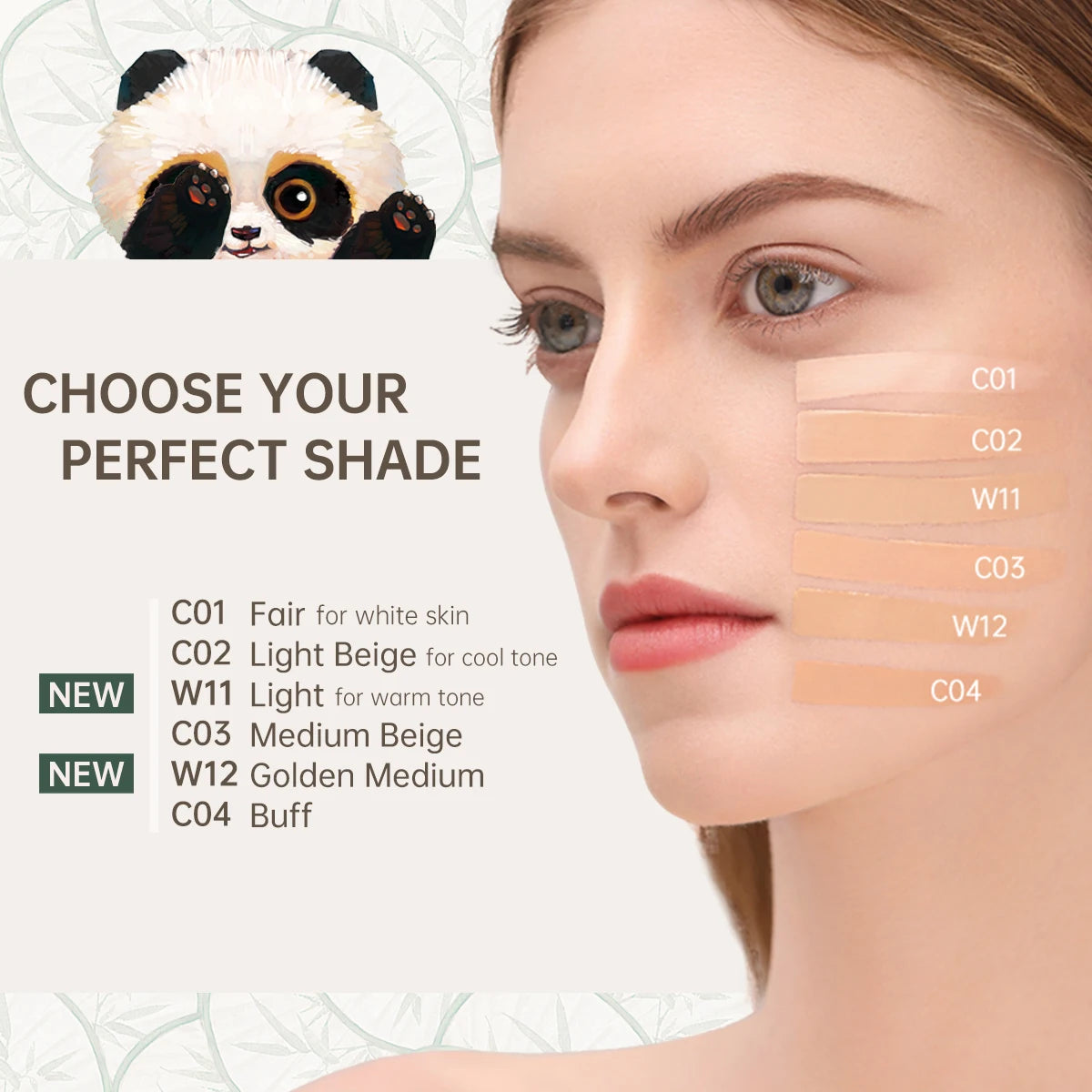 CATKIN Panda Land Full Coverage Cushion Foundation
