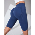 High Waisted Seamless Yoga Shorts