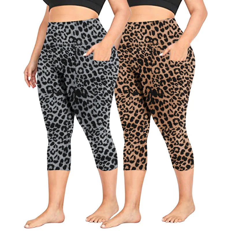 Leopard Print Yoga Pants