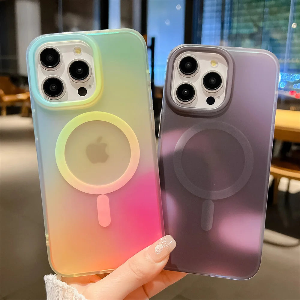 Ink Clashing Colours Chameleon for Magsafe Lanyard Case