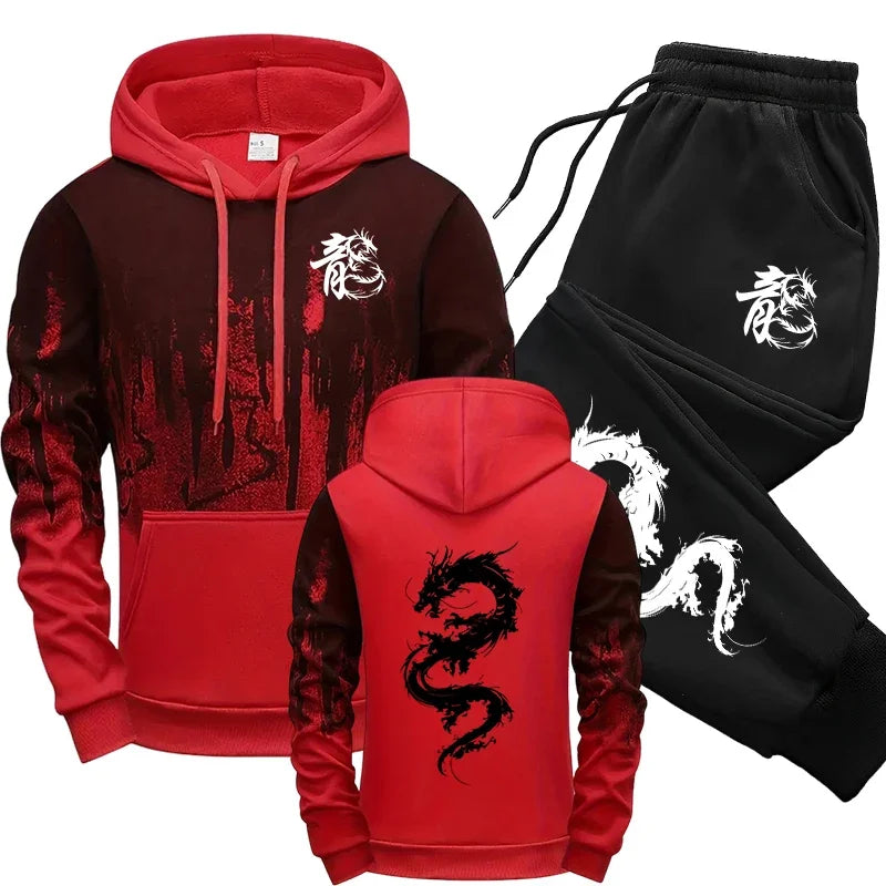 Dragon Graphic Tracksuit Set