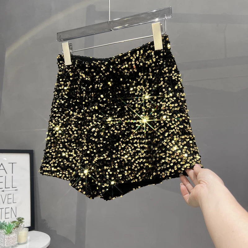 Sequined Shorts