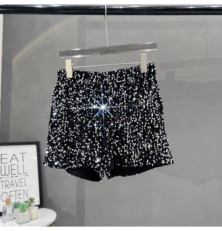 Sequined Shorts