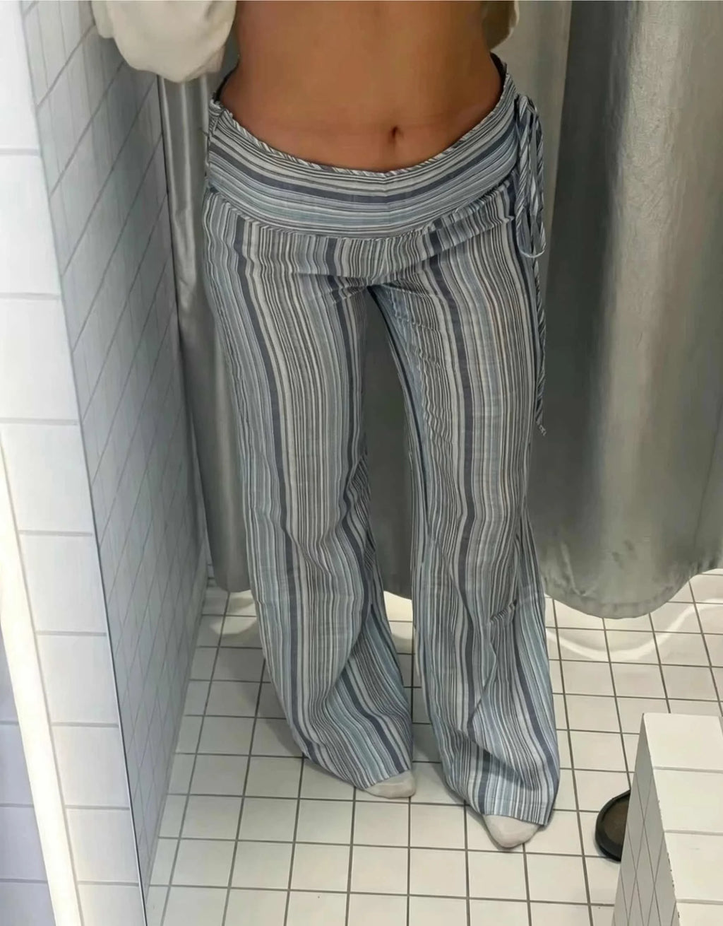 Loose Summer Floor Length Boho Palazzo Trousers