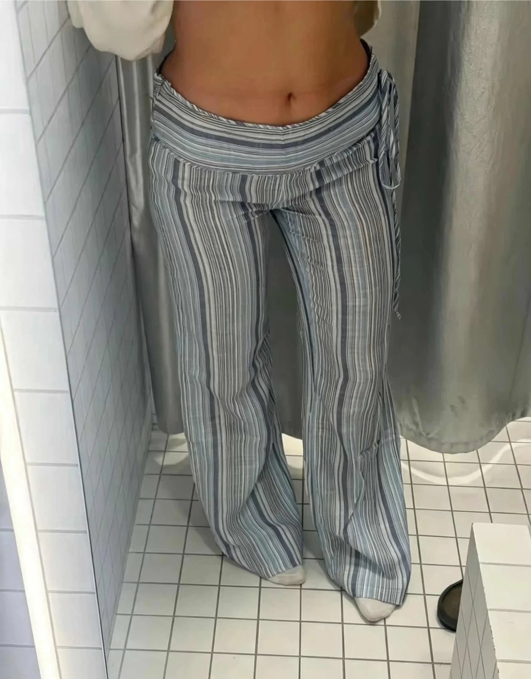 Loose Summer Floor Length Boho Palazzo Trousers