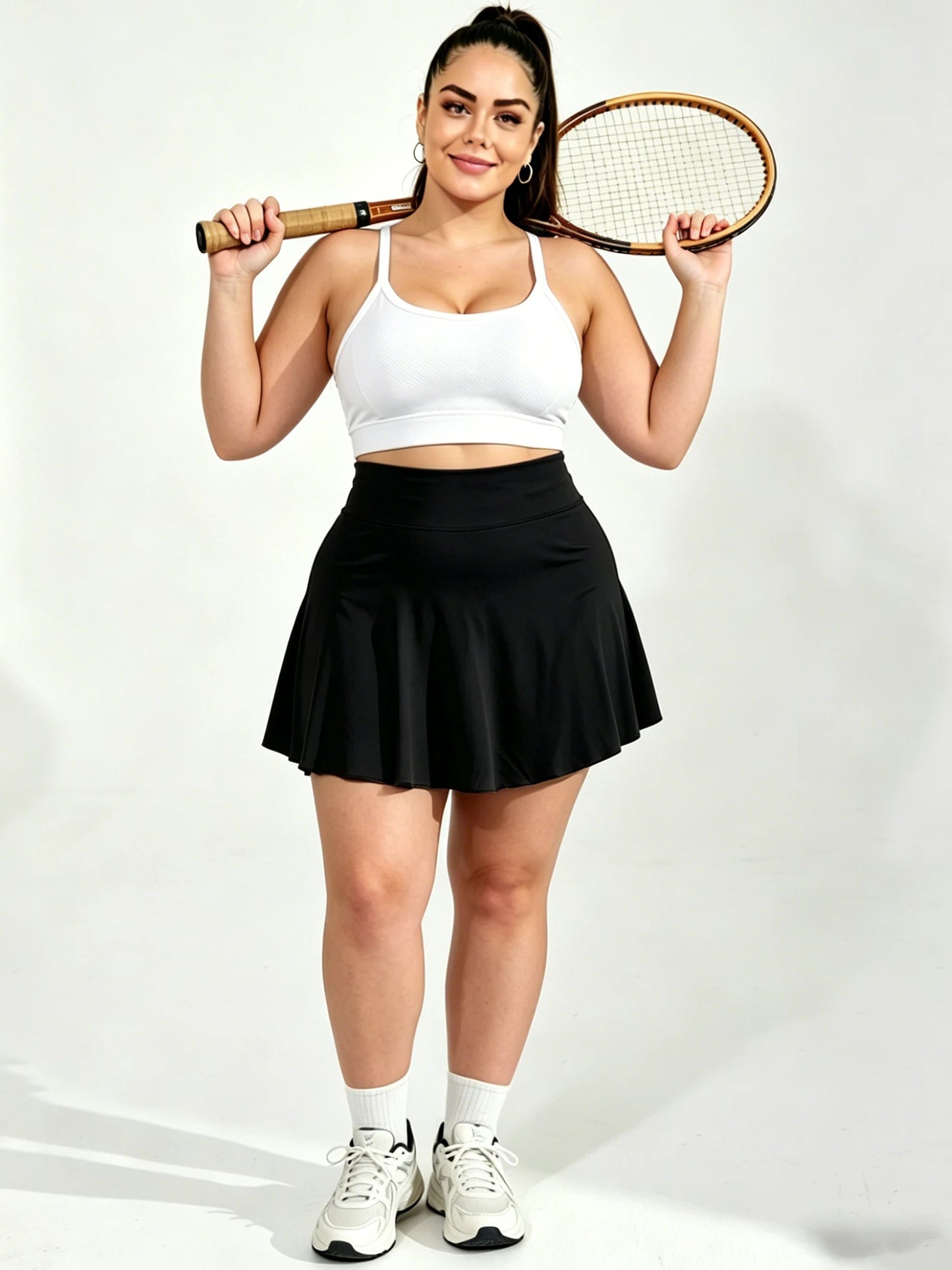 Pleated Athletic Skirts with Pockets