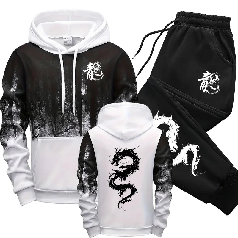 Dragon Graphic Tracksuit Set