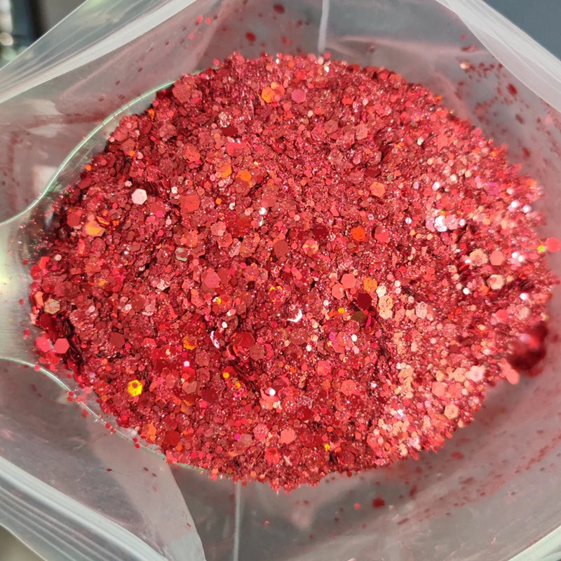 1KG Wholesale Mixed Size Holographic Nails Sequins Manicure Glitter Flakes Paillettes Nail Art Decorations Body/Face Glitter