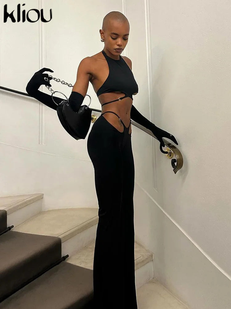 Ankle-Length High Street Milk Silk Two Piece Set