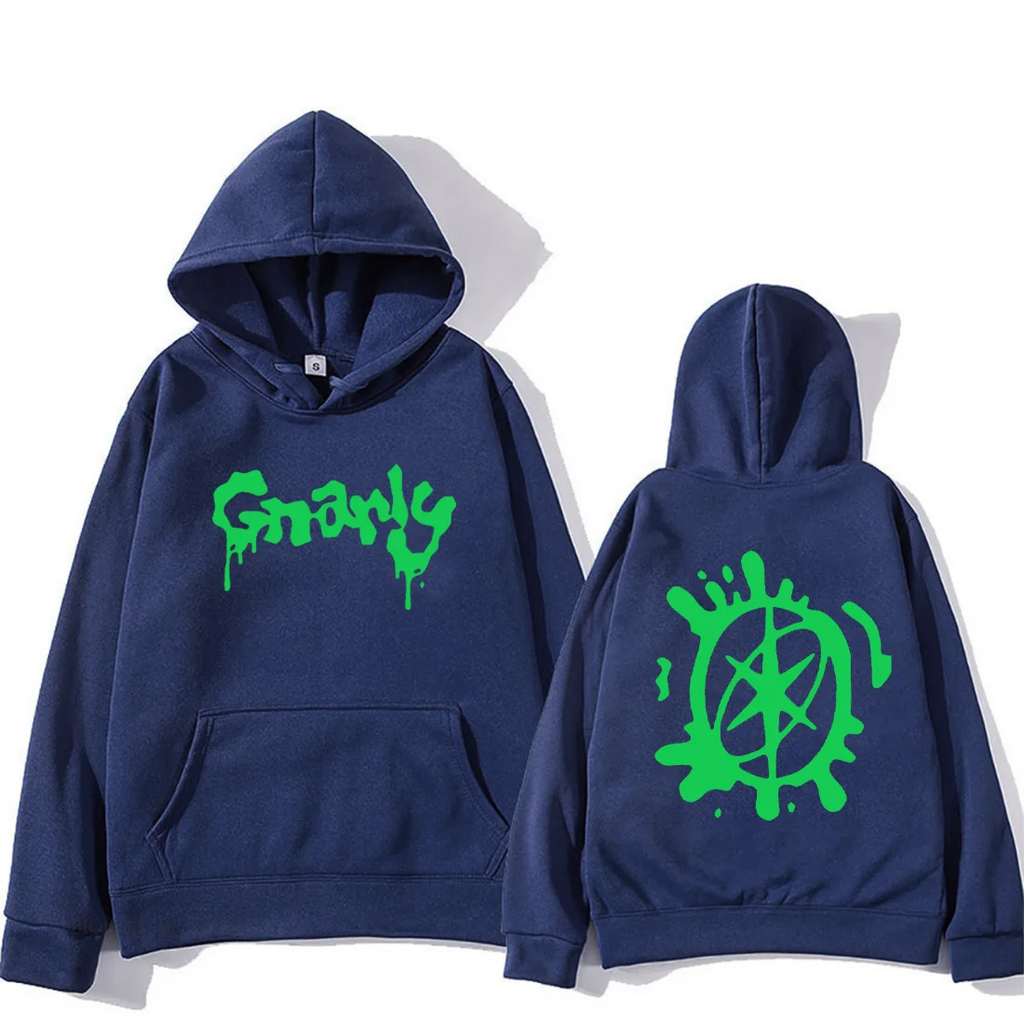 Gnarly Logo Printed Hoodie