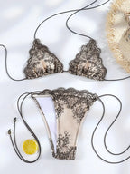 Hollow Lace Bikini