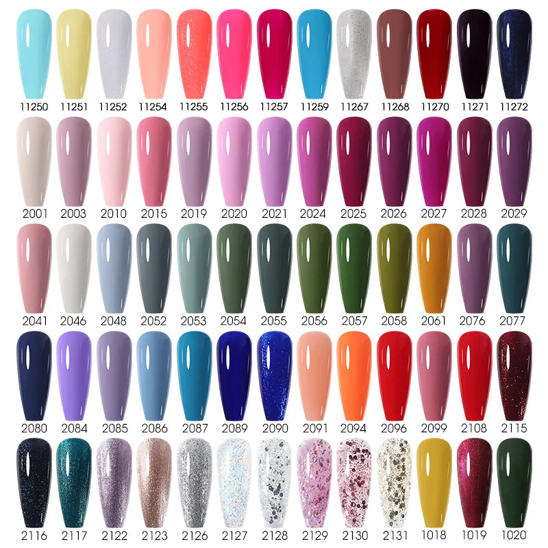 NAILCO 15ml Nail Gel Polish Winter Nude Colors Hybrid Gel Varnish Manicure UV Gel Nail Polish Primer Top Base Coat LED Nails Art