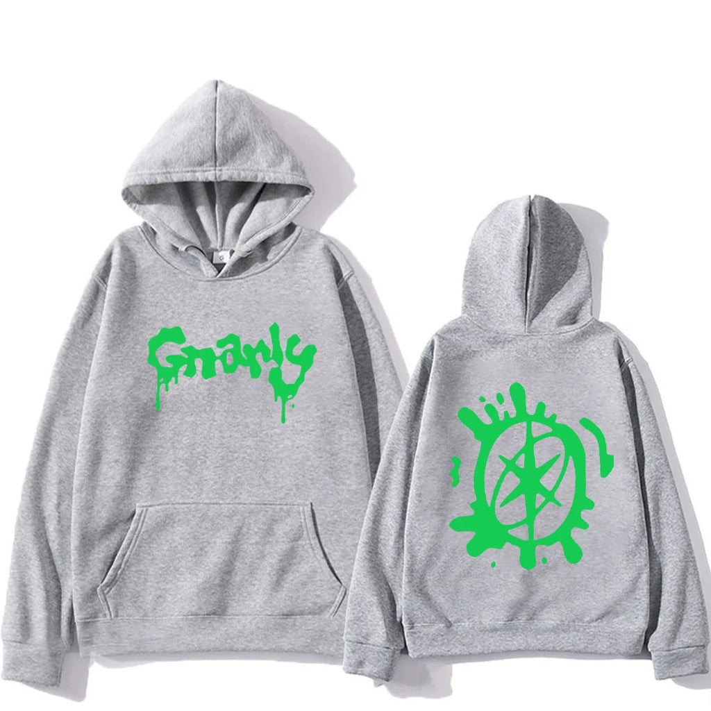 Gnarly Logo Printed Hoodie