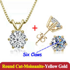 1-3ct Moissanite Diamond Jewelry Set