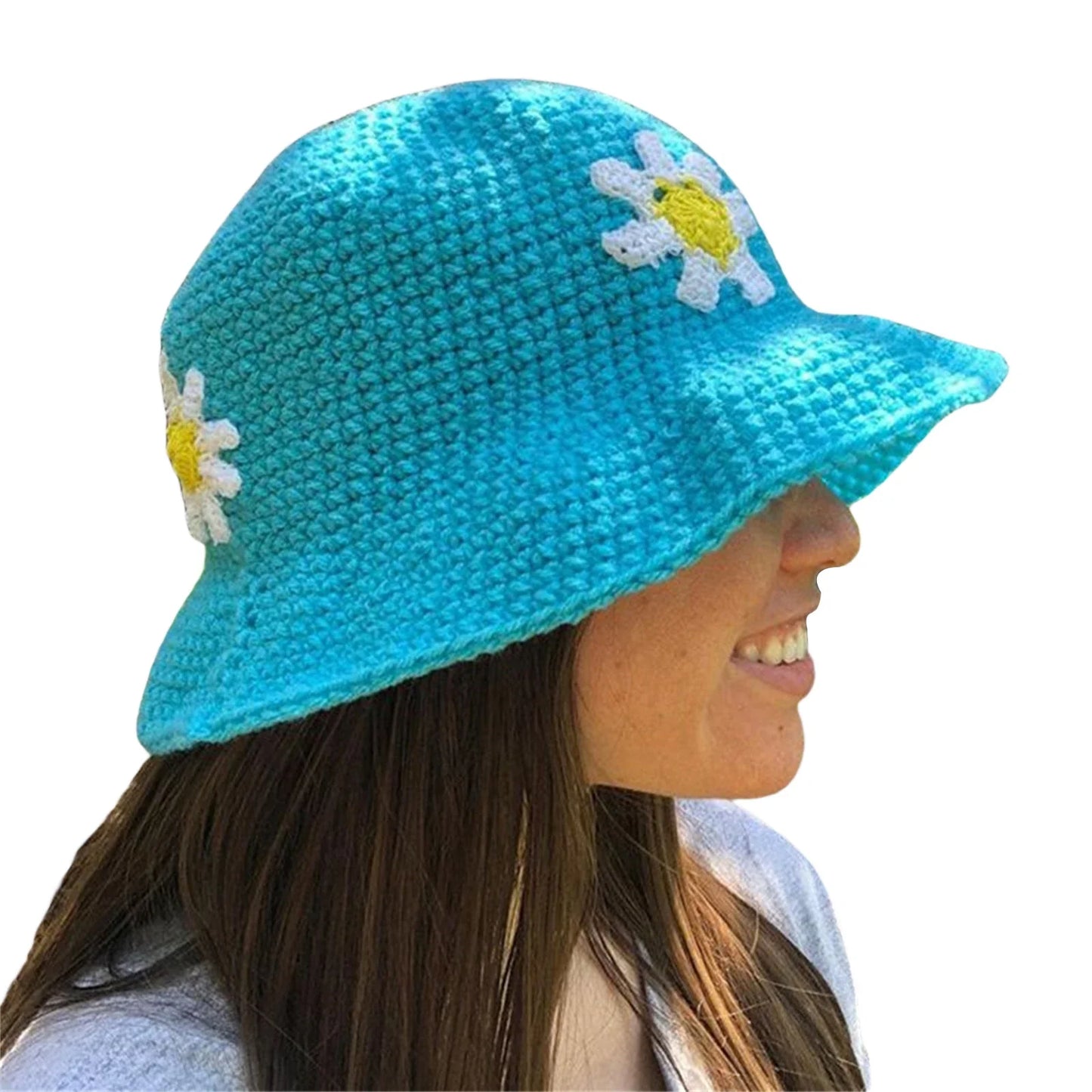 Hollow Knitted Fisherman Hat