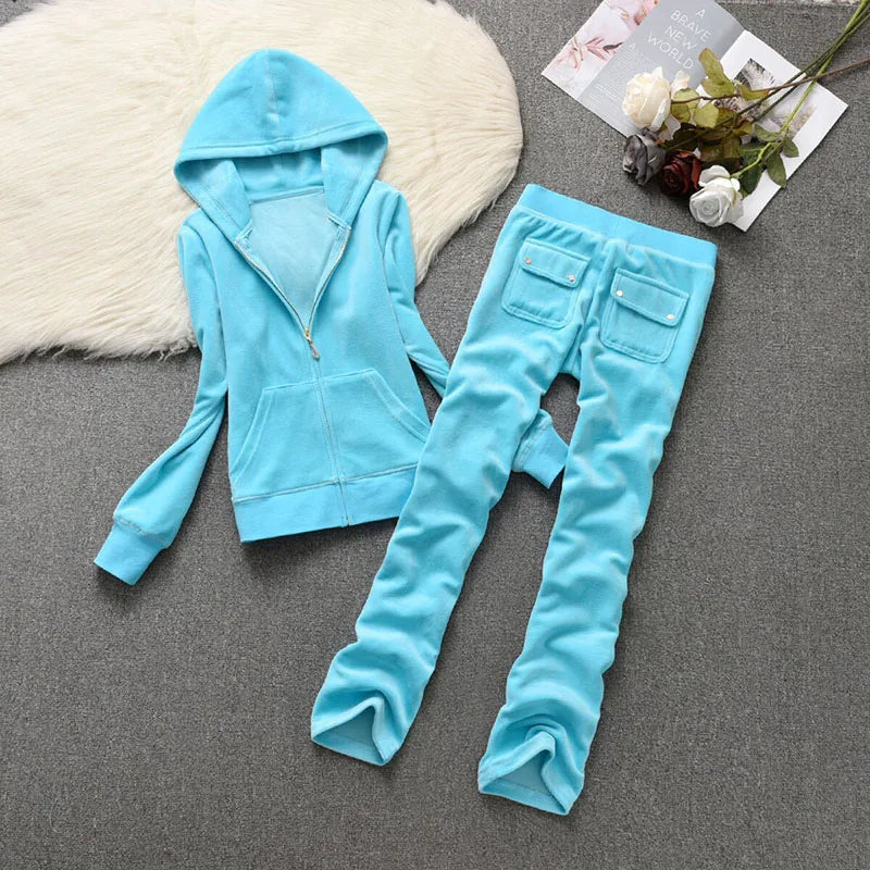 Sweatshirt and Straight Pants Set