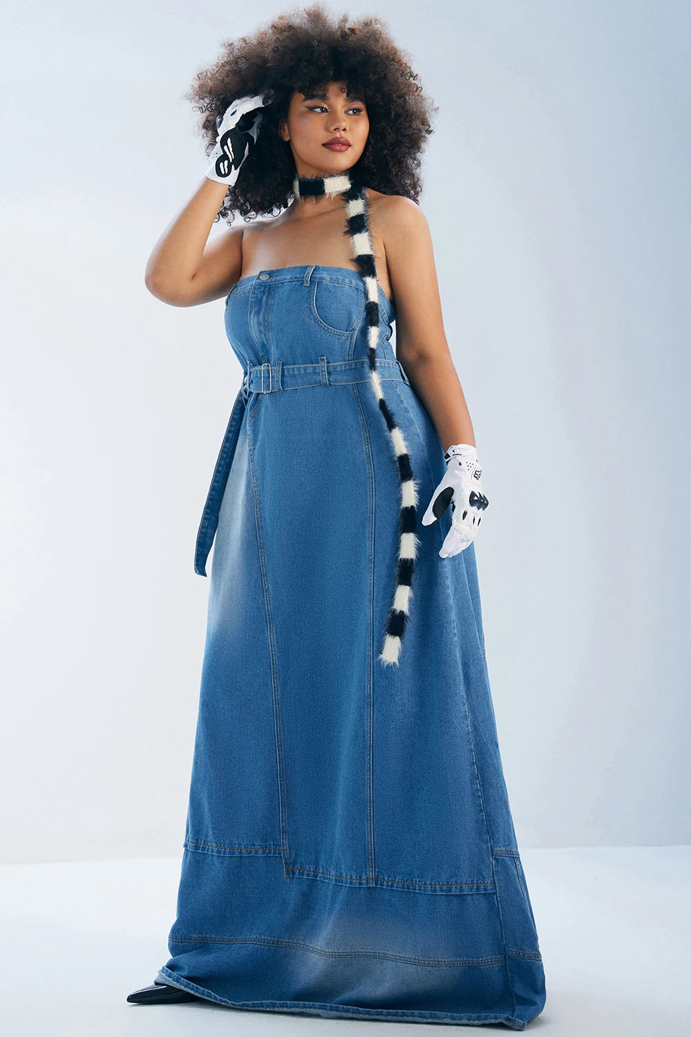 Denim Maxi Dress