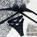 Cross Bandage Swimsuit Bikini