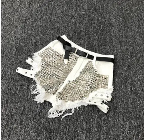 Rivet Denim Shorts