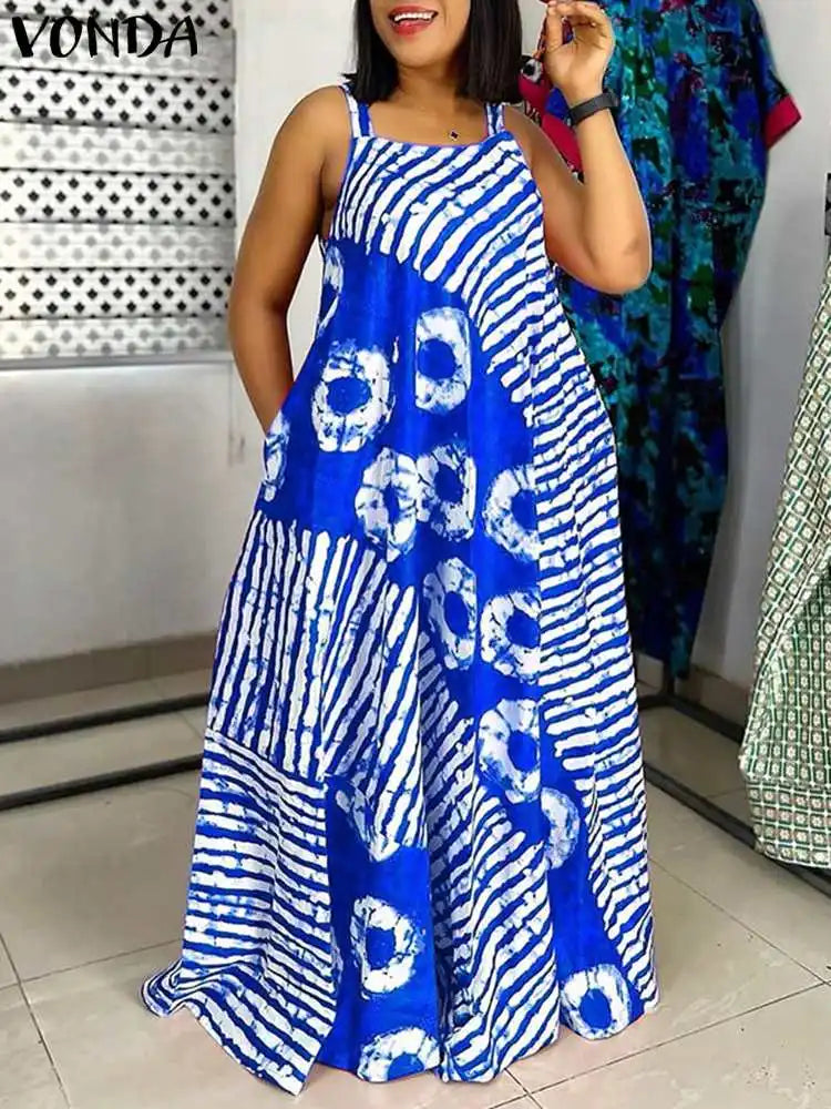 Bohemian Printed Maxi Dress