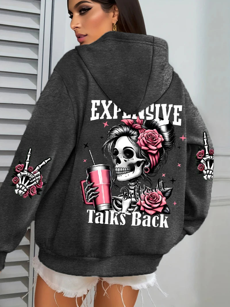 Expensive Talks Back Hoodie